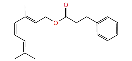 Dehydrogeranyl 3-phenylpropanoate